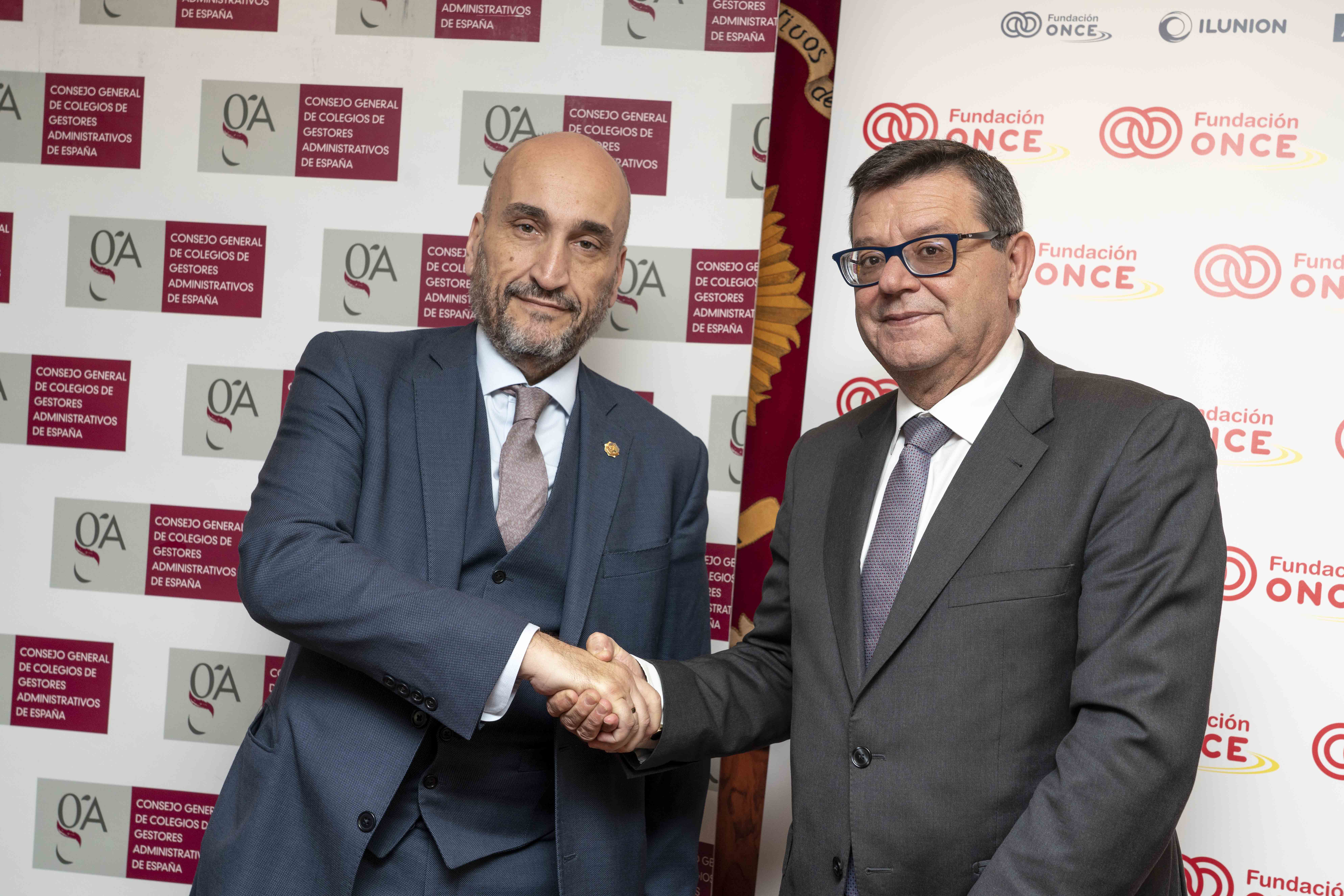 Gestores Administrativos y Fundación ONCE fomentarán la inserción laboral